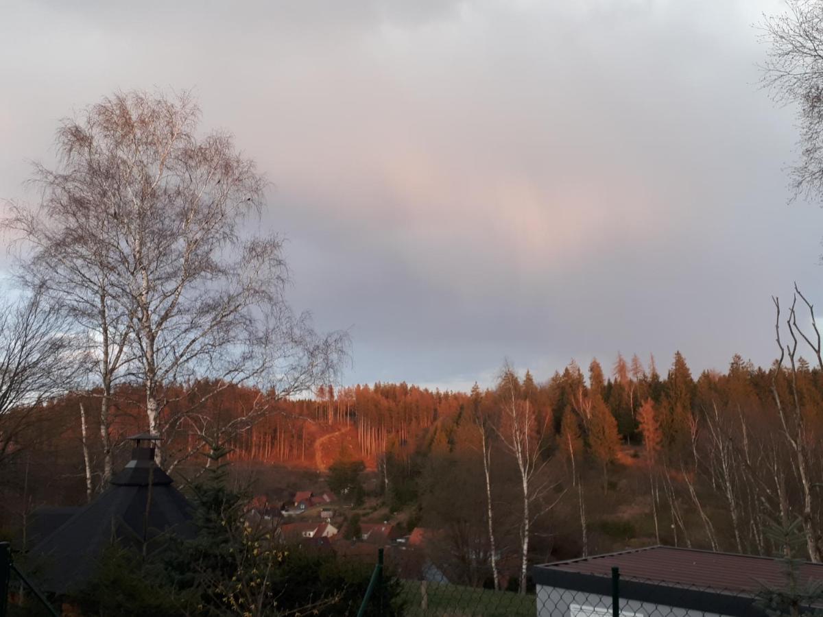 Behagliches Ferienhaus Zaunkoenig -Mit Kamin Und Sauna 탠 외부 사진