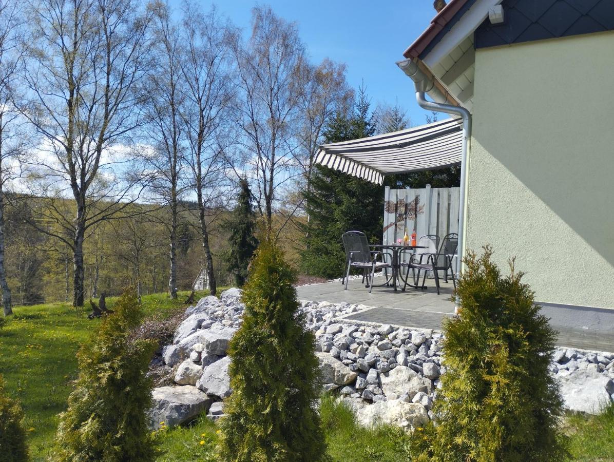 Behagliches Ferienhaus Zaunkoenig -Mit Kamin Und Sauna 탠 외부 사진
